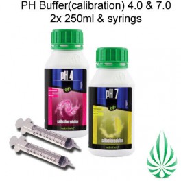 Nutrifield PH Buffer 4.0 7.0 and free  2 Syringe (Free Shipping)