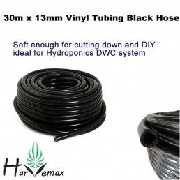 30m x 13mm Vinyl Tubing Black Hose 