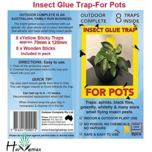 Insect Glue Trap  7x12cm 8pcs