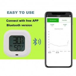 Bluetooth Smart Hygrometer Temp Humidity Meter (Free Shipping)