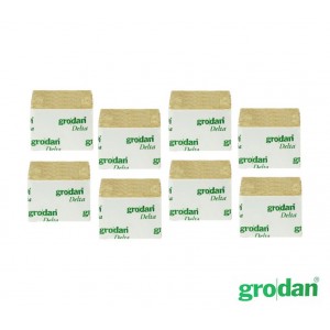 Box of Grodan Rockwool 75x75mm(384 pcs) with Hole/No Hole