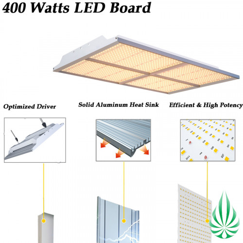  LED Model Q Grow Light 400 Watts Full Spectrum Free Shipping