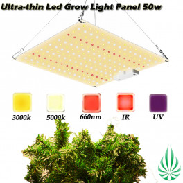 Ultra-thin 50W LED Panel Grow Light (Free Postage）