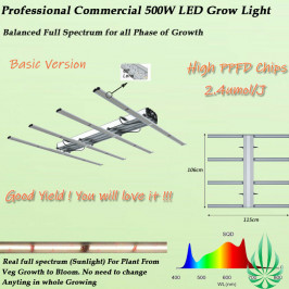 LED X - 4FT/4 bars/500W