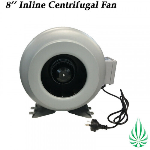 8"/200mm Centrifugal Fan 8"/200mm Carbon Filter 12kg 