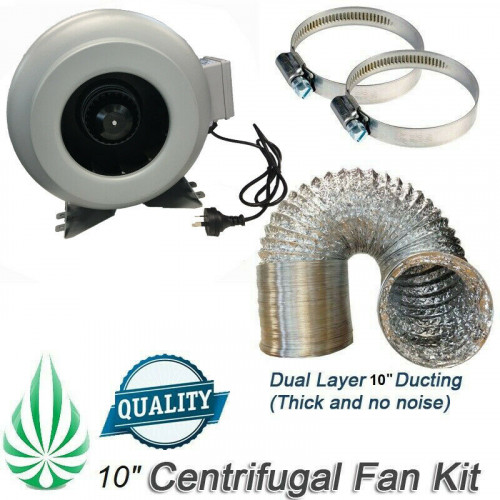 10"/250mm Duct Fan Ducting Combo (Free Shipping)