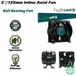 Hydro Axis Axial Fan  5'' /125mm (Free Shipping)