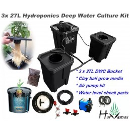 HARVEMAX 3x27L Deep Water Culture System