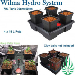 Wilma System 70 Litre (90cmx90cm)  4x18L Pots