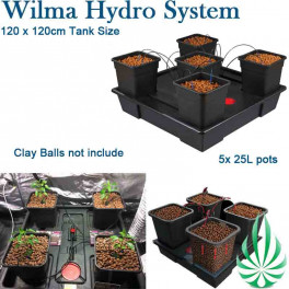 Wilma Grow System 150L (120x120 cm )  5x25L