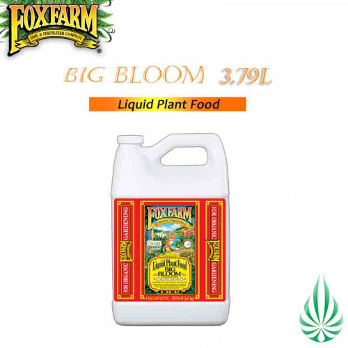 FoxFarm Soil Nutrients Big Bloom 3.79L (Free Shipping)