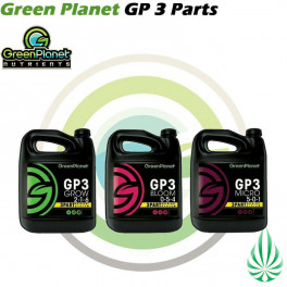Green Planet GP 3 Parts Grow Bloom Micro 3x1L  (Free Shipping) 