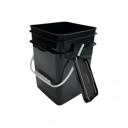 21L Square Bucket With Lid