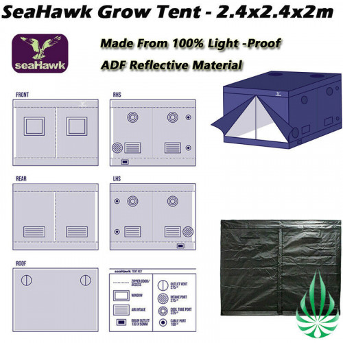 SeaHawk 2.9x2.9x2.3M Smart Grow Tent pick up