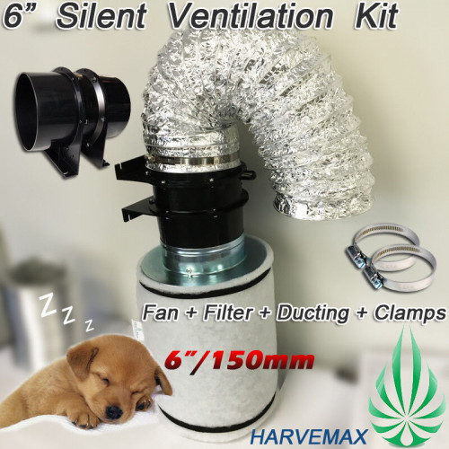 6"/150mm Axial Fan Ventilation Kit (Free Shipping)