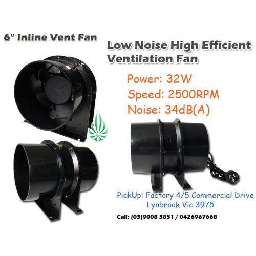 6"/150mm Axial Fan Ventilation Kit (Free Shipping)