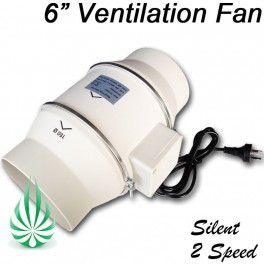 6" 2 Speed Fan Ducting  Filter Ventilation kit  (slim filter) (Free Shipping)