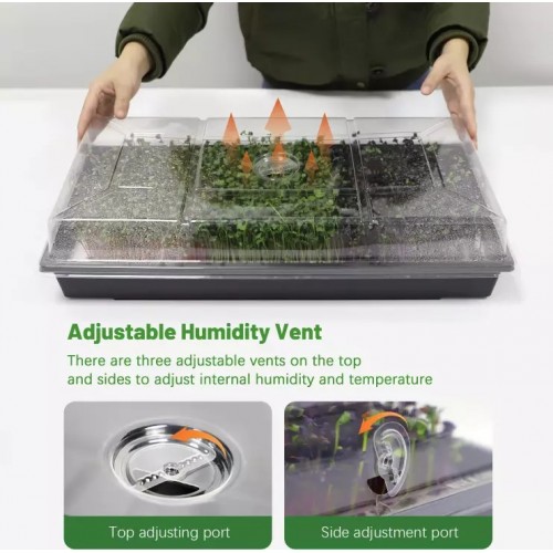 Microgreens Seed Germination Dome Tray Kit