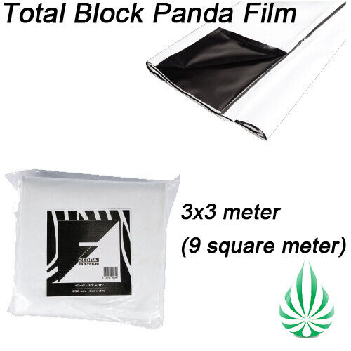 Zebra total block out film 3 x 3 m (Free shipping)