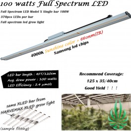 Full Spectrum XLED 4FT/100W  (Free Shipping)