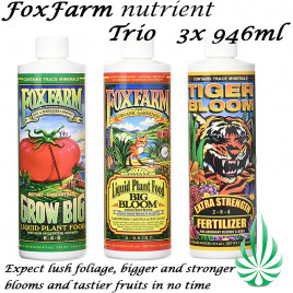 FoxFarm Big Bloom, Grow Big, Tiger Bloom 3x946ml (Free Shipping)