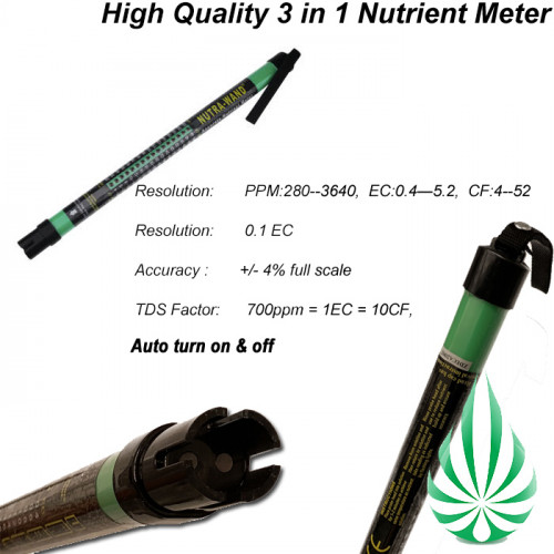 3 in1 Nutrient Meter(PPM/EC) (Free Shipping)