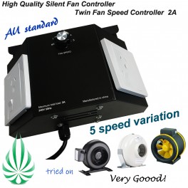 5 Speed Twin Fan Controller (Free Shipping)