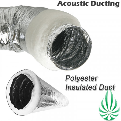 4" / 5" / 6" / 8" Polyester Insulated Duct (Free Shipping)